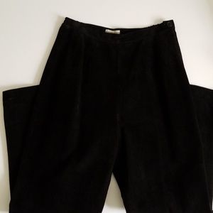 Coldwater Creek Black Suede Pants, P10